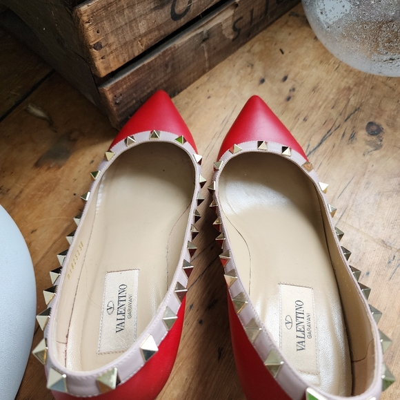 Valentino Rockstud Kitten Wedge size 38 - Picture 6 of 10